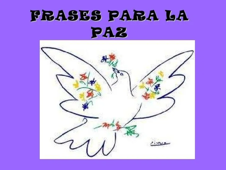 Frases para la paz