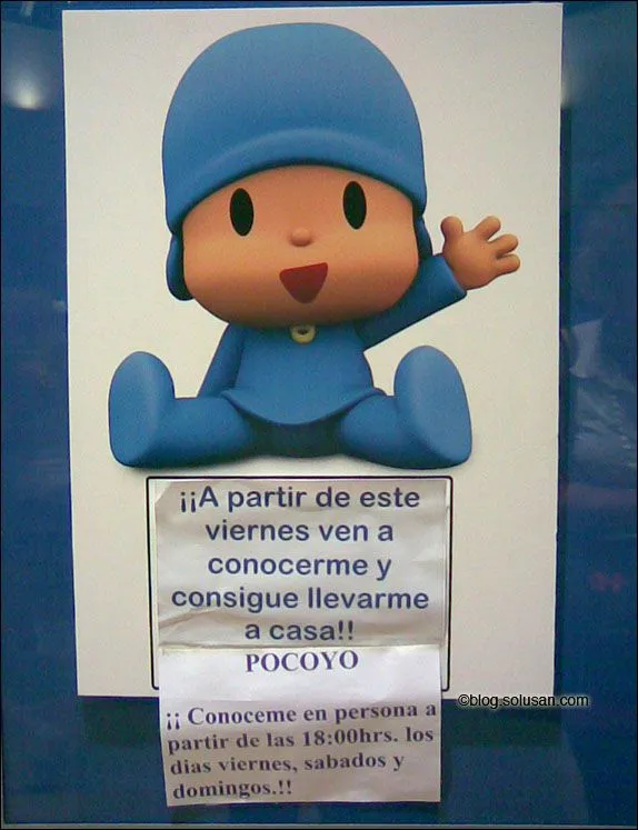 Fotos de Pocoyo con frases de amor - Imagui