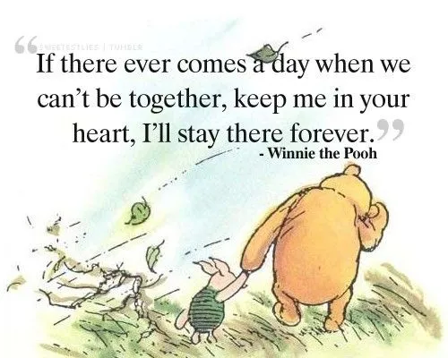 Frases bonitas de Winnie Pooh - Imagui
