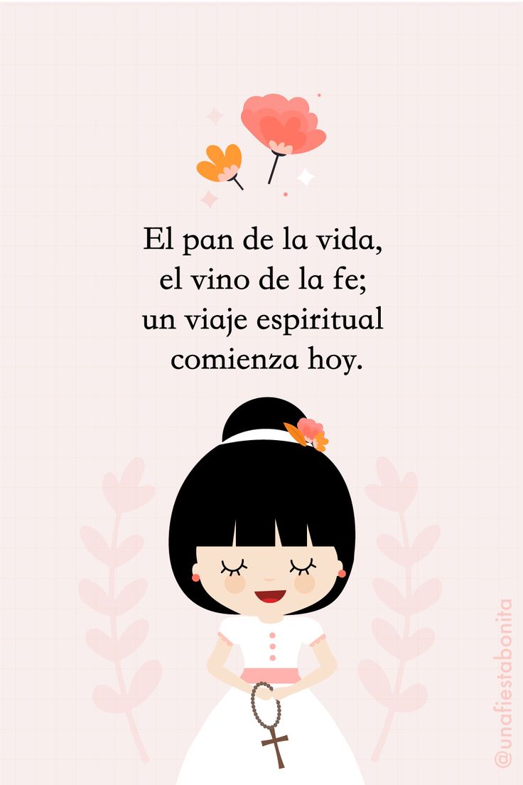 Frases para primera comunión