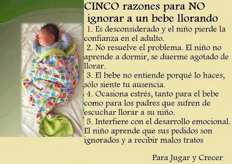 5 Razones para no ignorar a un bebe llorando… | INAYA