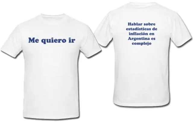 La frase "Me quiero ir" es furor en la web y en remeras La frase "Me quiero ir" es furor en la web y en remeras