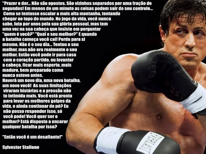 Frases rocky balboa - Imagui