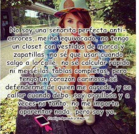 Todo En Frases: No Soy Señorita Perfecta Anti Errores
