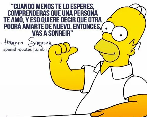 Frases de los Simpsons de amor - Imagui