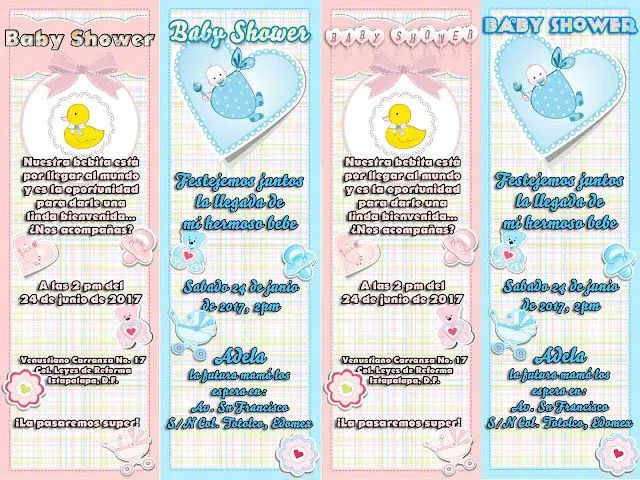 Oraciones para invitaciónes de baby shower niña - Imagui