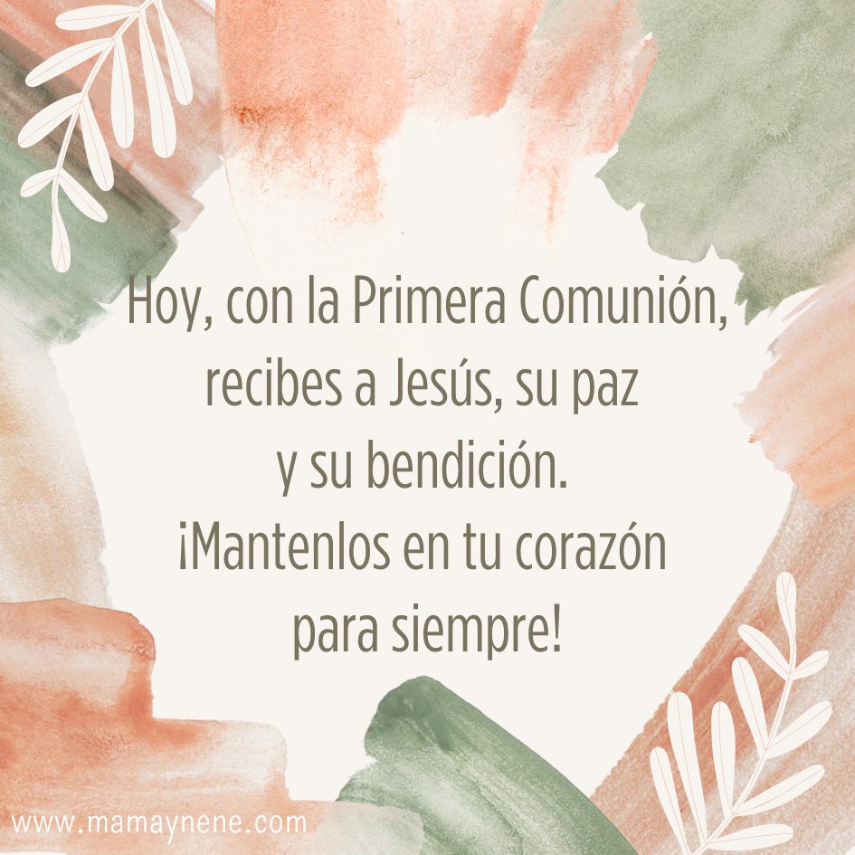 Frases y tarjetas para felicitar por la Primera Comunión | Mamá y nené -  Maternidad y recursos educativos
