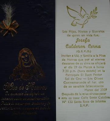 Invitaciónes para misa de difuntos - Imagui Invitaciónes para misa de difuntos - Imagui