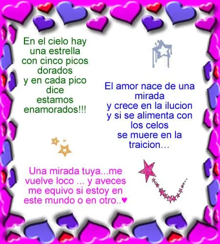 frases , Test y poemas de amor: Demostrar amor con versos