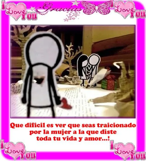 frases , Test y poemas de amor: traiciones