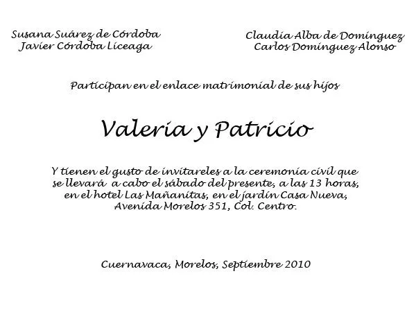 Frases y textos de invitaciones de boda 3 | Handspire