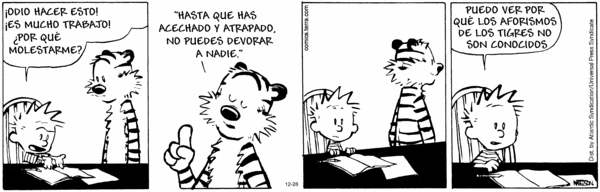 freak.cl | carlitosmafaldaycalvinhobbes: el doble sentido...