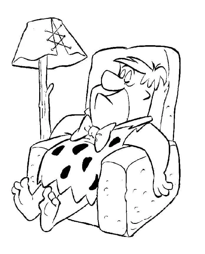 Fred Flintstone Durmiendo para colorear, imprimir e dibujar – Dibujos- Colorear.Com Fred Flintstone Durmiendo para colorear, imprimir e dibujar – Dibujos- Colorear.Com