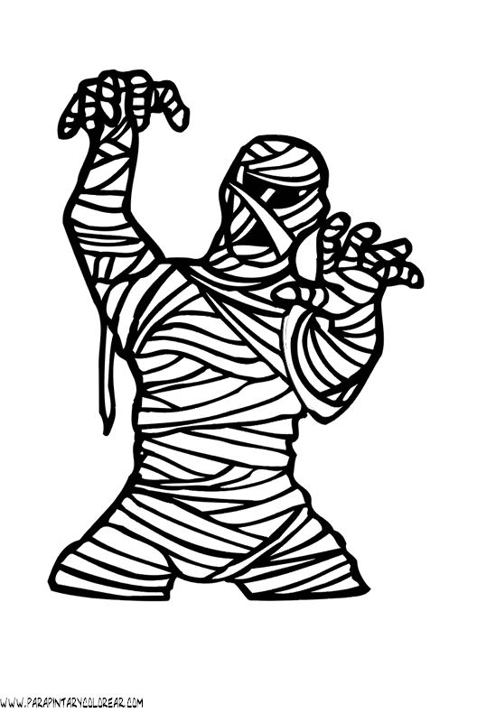 Free coloring pages of ben 10 momia