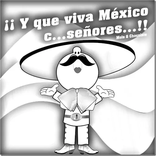 Free coloring pages of mes de mexico
