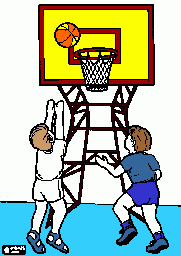 Free coloring pages of niños jugando