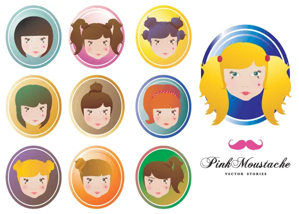 Free Doll Face Vectors | Free Vector Graphics Download | Free ...