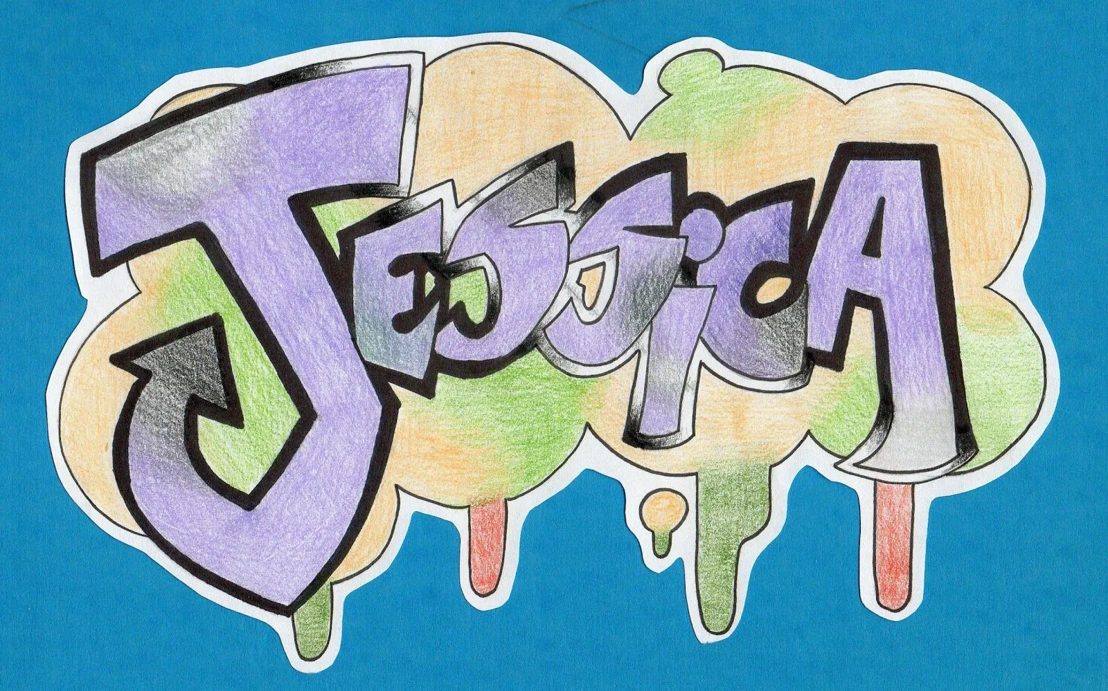Free Graffiti Alphabet Names " Jessica " | Unique Graffiti Designs Free Graffiti Alphabet Names " Jessica " | Unique Graffiti Designs