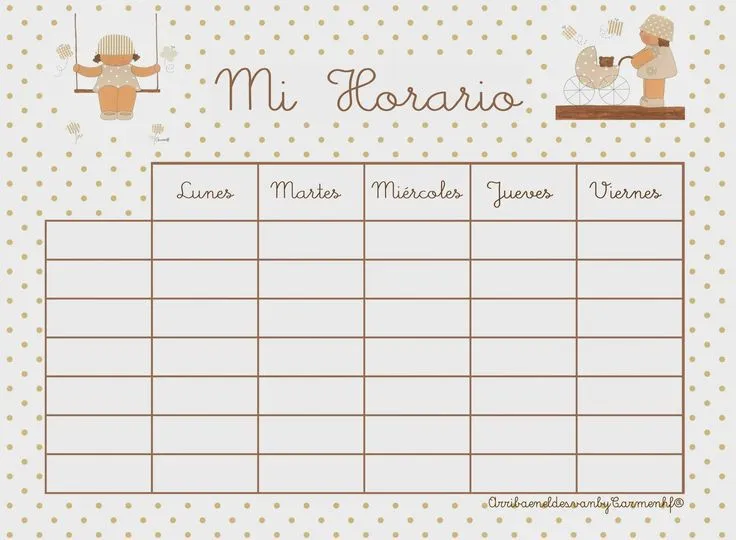 Free - horarios escolares -niñas | de papel | Pinterest Free - horarios escolares -niñas | de papel | Pinterest