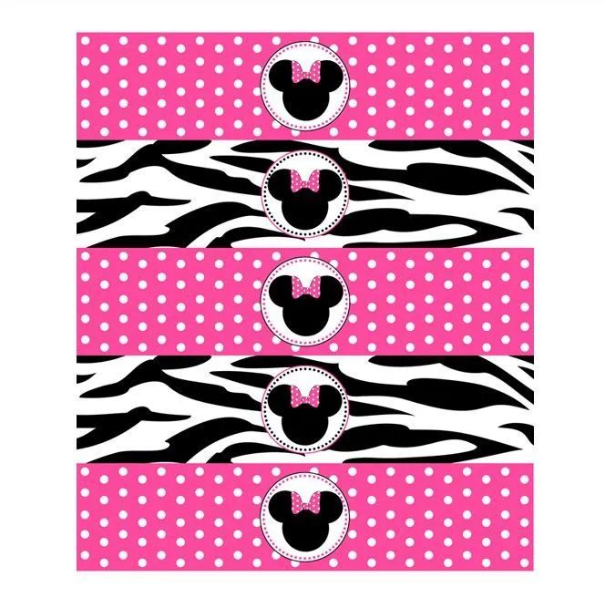 free minnie mouse printables | minnie mouse zebra water bottle ... free minnie mouse printables | minnie mouse zebra water bottle ...
