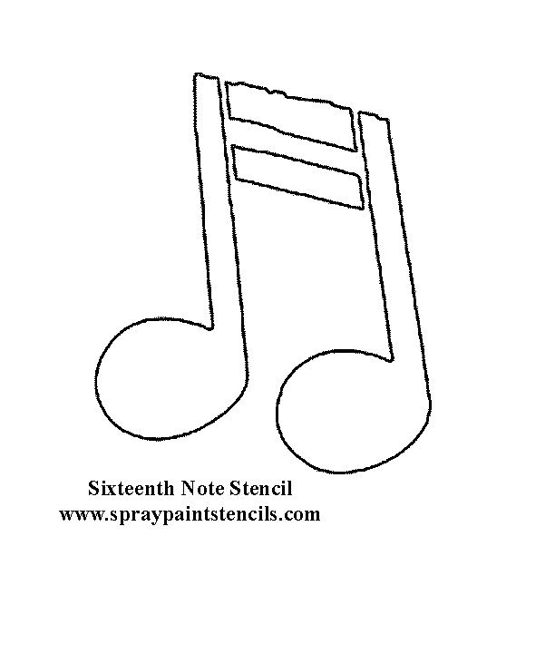 Free Music Stencils