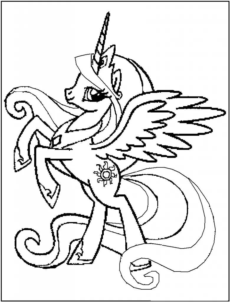 free my little pony Colouring Pages
