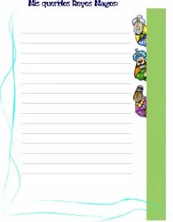 Free Online Gratis: 10 modelos de carta para reyes magos