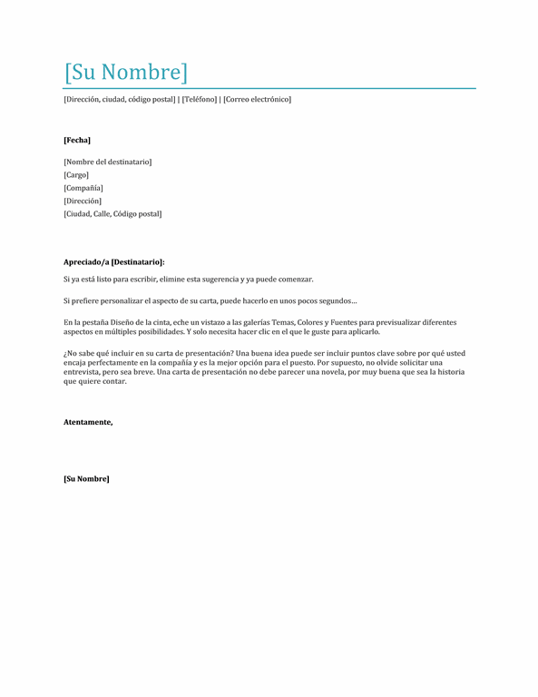 Free Online Gratis: Carta de presentación celeste, plantillas ...