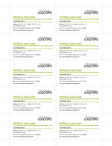 Free Online Gratis: Descargar Tarjetas de negocios en verde ... Free Online Gratis: Descargar Tarjetas de negocios en verde ...