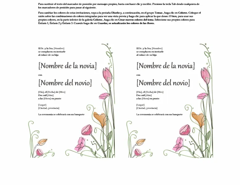 Free Online Gratis: Tarjeta de Invitación de boda, modelos ... Free Online Gratis: Tarjeta de Invitación de boda, modelos ...