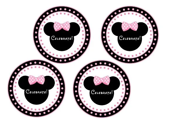 FREE PINK Minnie Mouse Birthday Party Printables from Printabelle ...