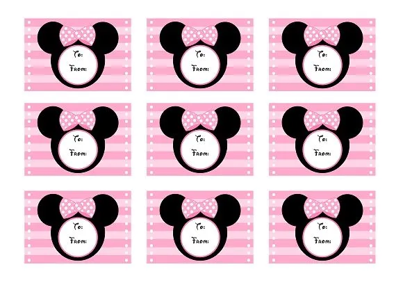 FREE PINK Minnie Mouse Birthday Party Printables from Printabelle ...