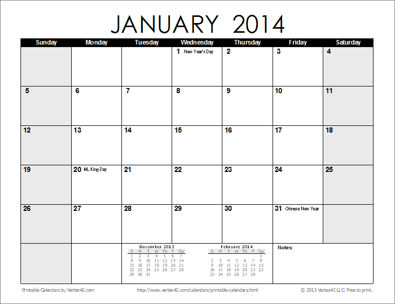 Free Printable Calendar - Printable Monthly Calendars Free Printable Calendar - Printable Monthly Calendars