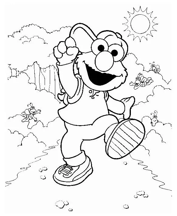 Free Printable Elmo Coloring Pages For Kids