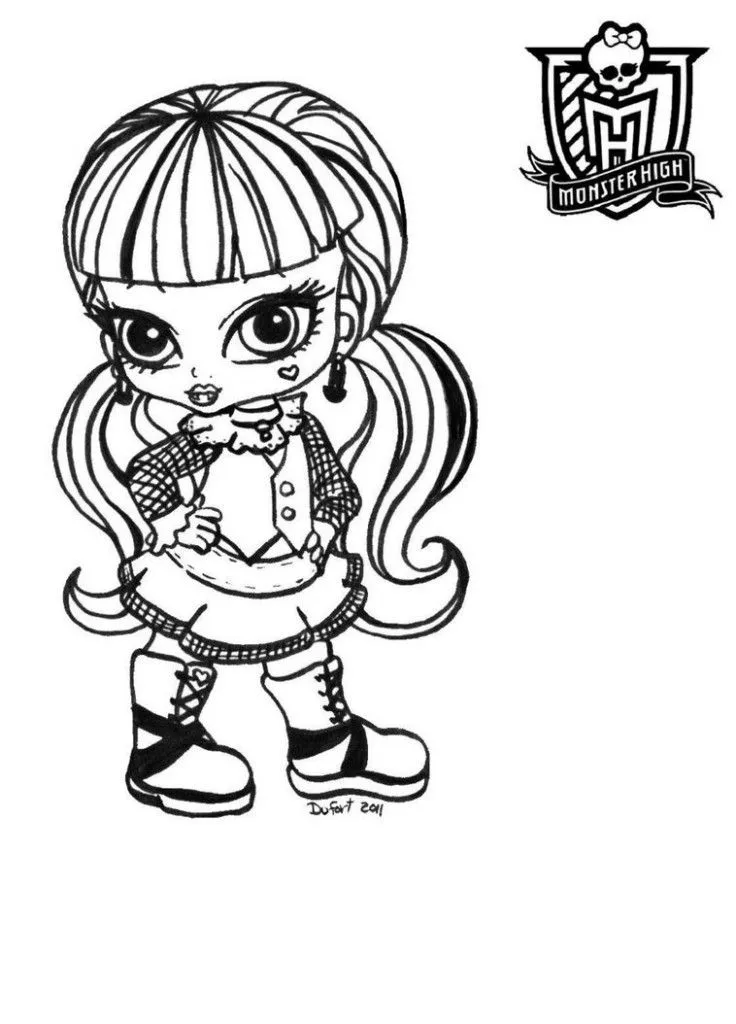 Free Printable Monster High Coloring Pages for Kids Free Printable Monster High Coloring Pages for Kids