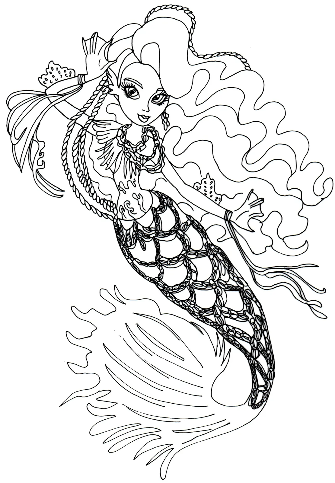 Free Printable Monster High Coloring Pages Free Printable Monster High Coloring Pages