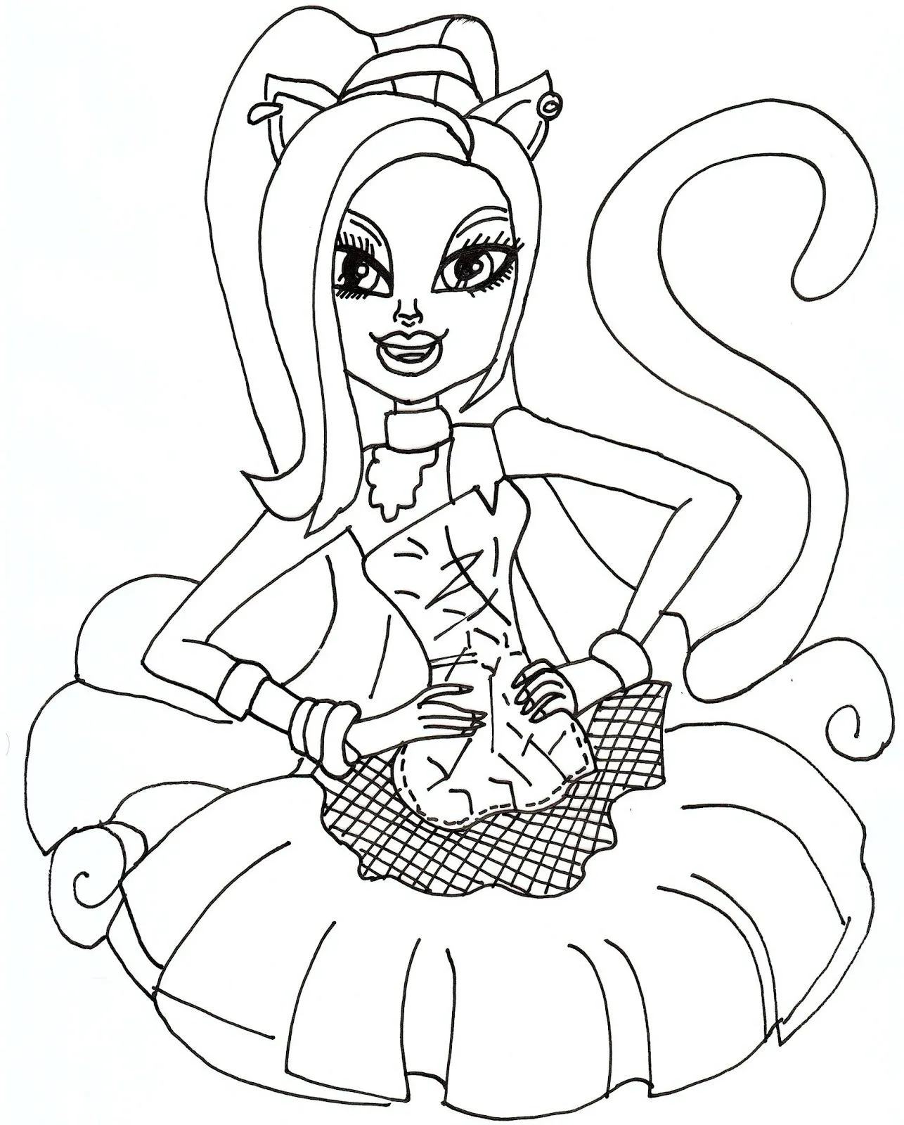 Free Printable Monster High Coloring Pages: May 2013