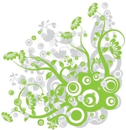 Free Vector Floral Verde Vector floral - vectores gratis para su ...