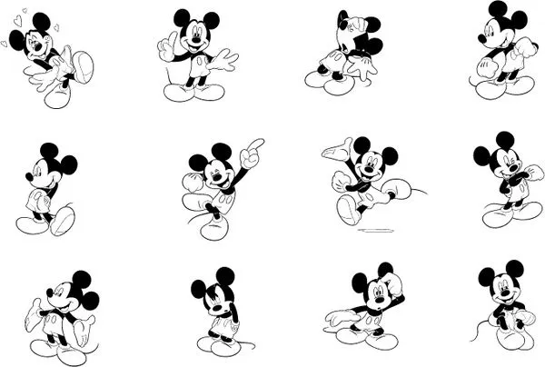 Mickey mouse vector graphics Free vector for free download about ...