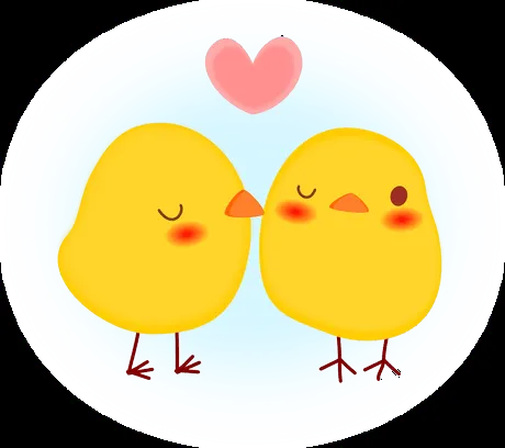 Imagen pollitos enamorados - Imagui