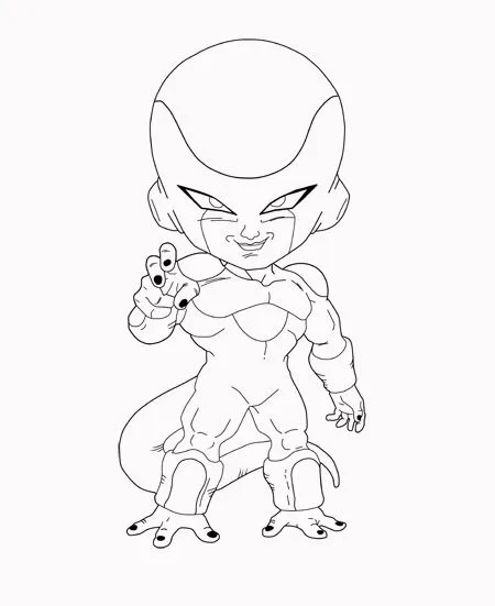 Freezer vs goku para colorear - Imagui