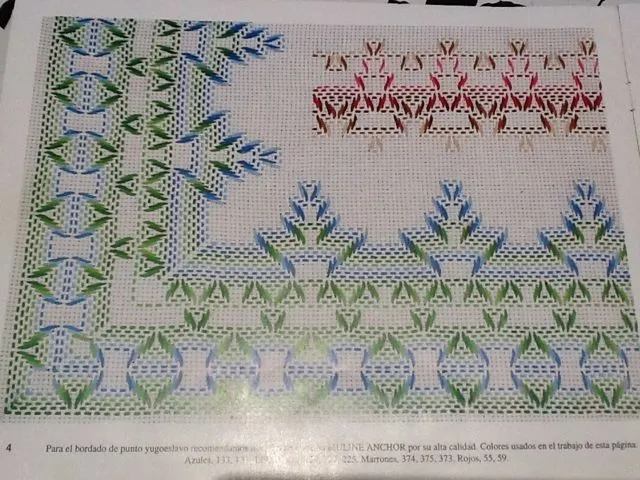Freire Newberry Family: Realce Punto Yugoslavo - Border Stitch