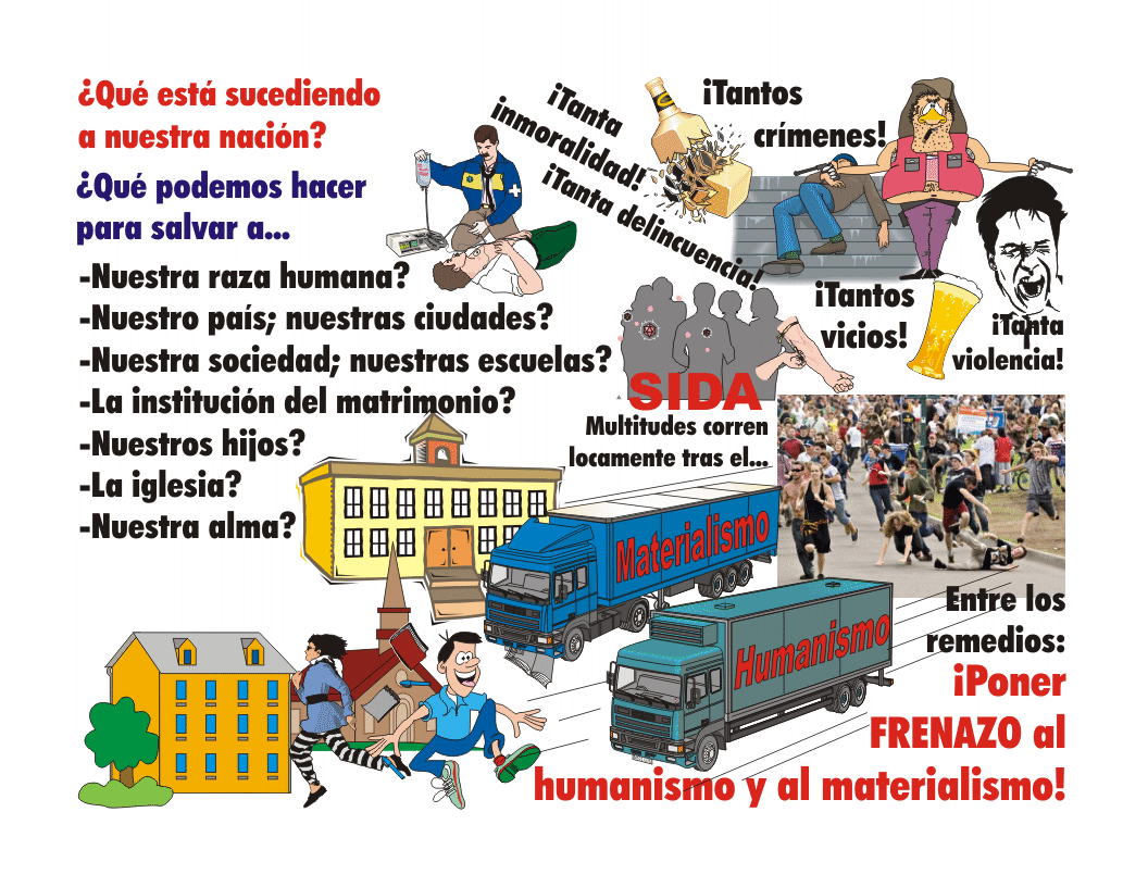 Frenazo al materialismo y al humanismo! Desglose de las ...