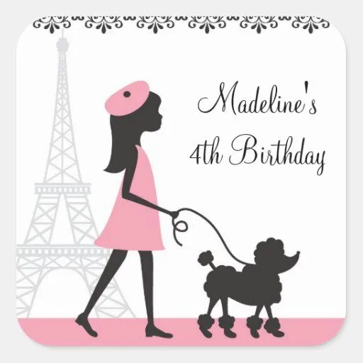 Pegatinas French Poodle Birthday | Diseños de stickers French ... Pegatinas French Poodle Birthday | Diseños de stickers French ...