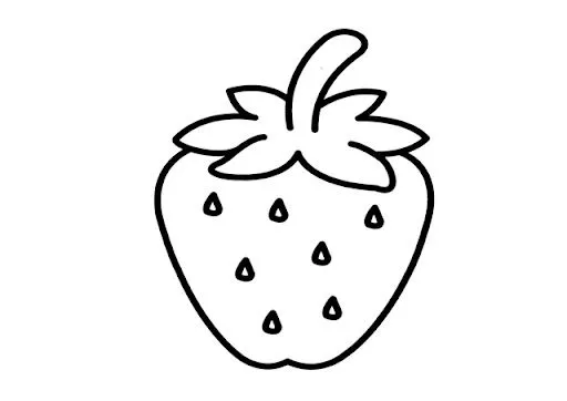 Fresas para dibujar - Imagui