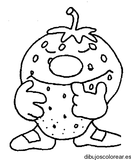 Fresas | Dibujos para Colorear