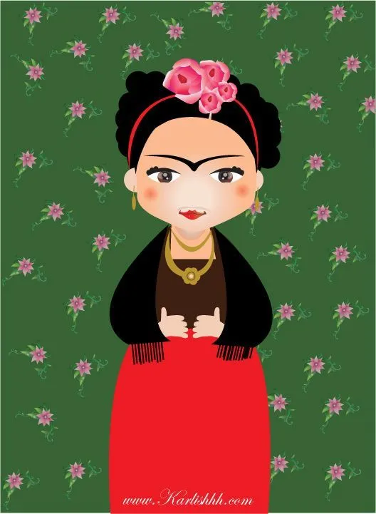 frida kahlo dibujo caricatura - Buscar con Google | Friducha ...