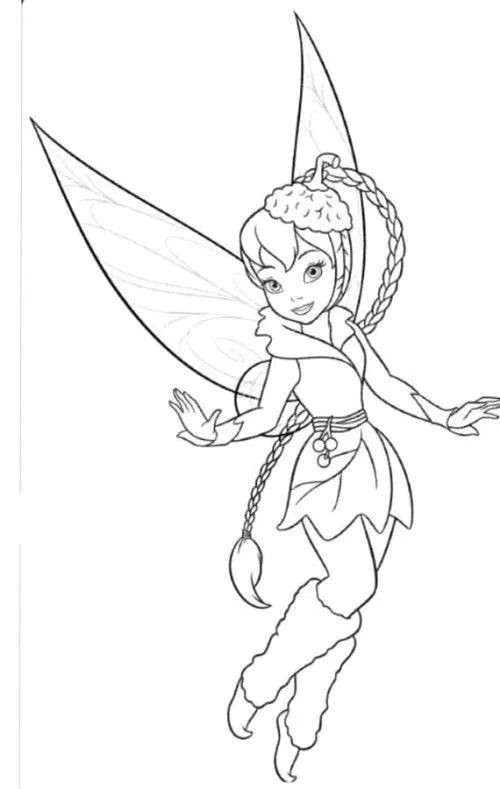 Friend Tinker Bell Fawn Coloring Page | FOAMI | Pinterest