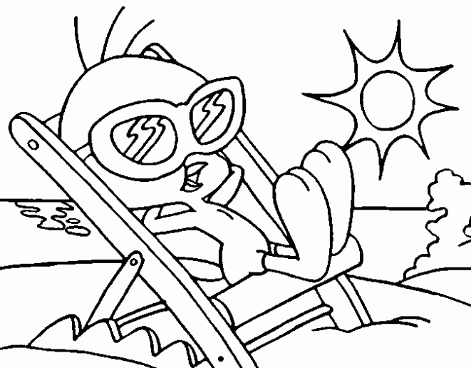 Dibujos para colorear de frío y calor - Imagui Dibujos para colorear de frío y calor - Imagui