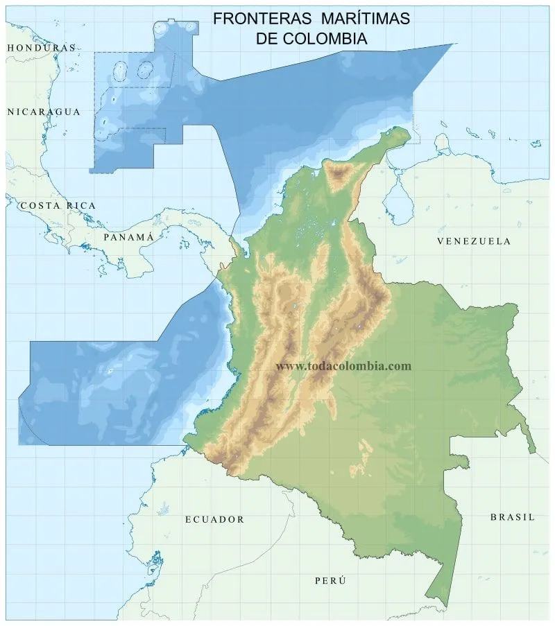Fronteras de Colombia Terrestres y Marítimas: límites y tratados de las fronteras colombianas Fronteras de Colombia Terrestres y Marítimas: límites y tratados de las fronteras colombianas